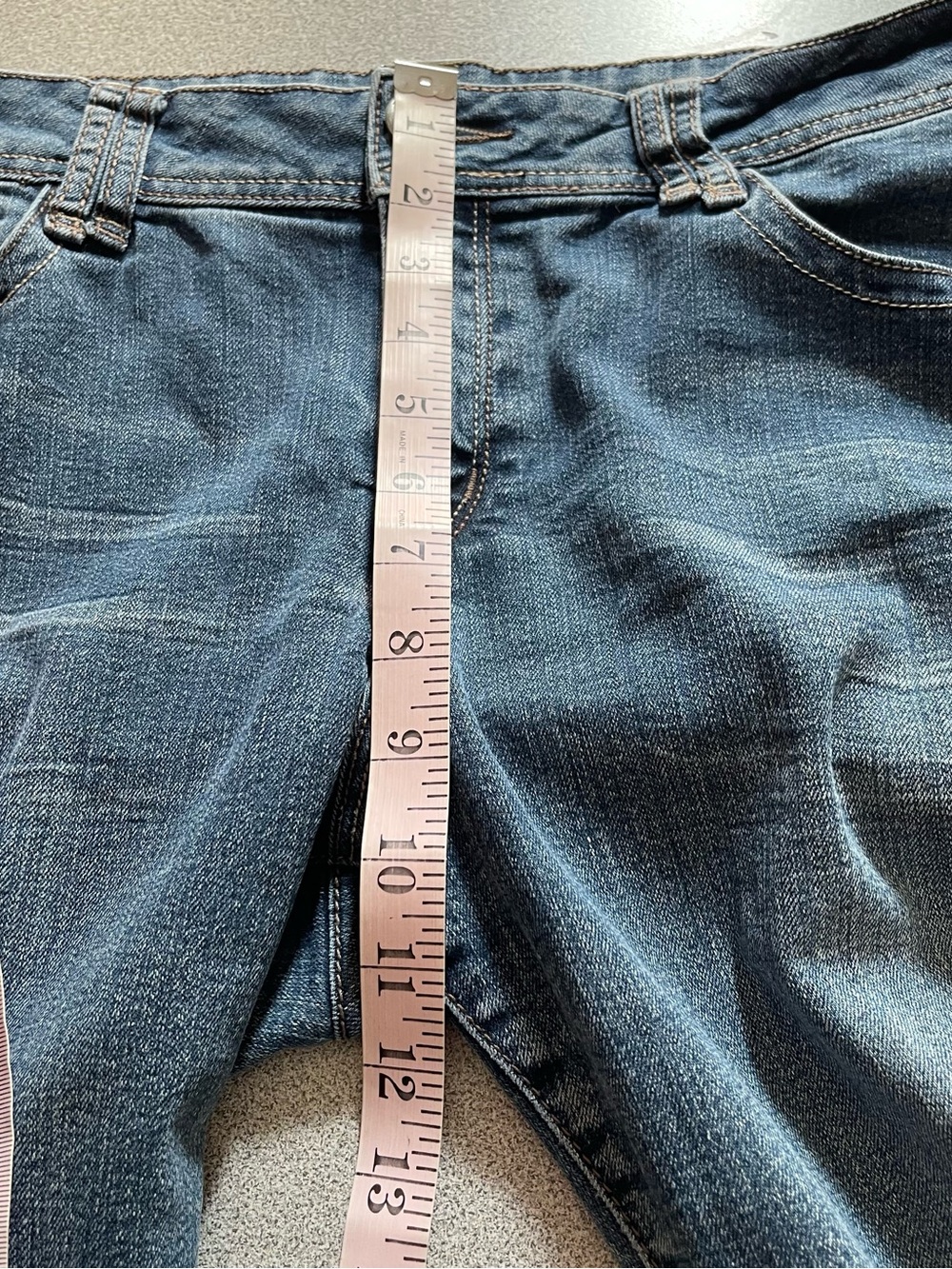 Revolution Claire Mid-Rise Blue Ankle Jeans Size 31 - Picture 8 of 10